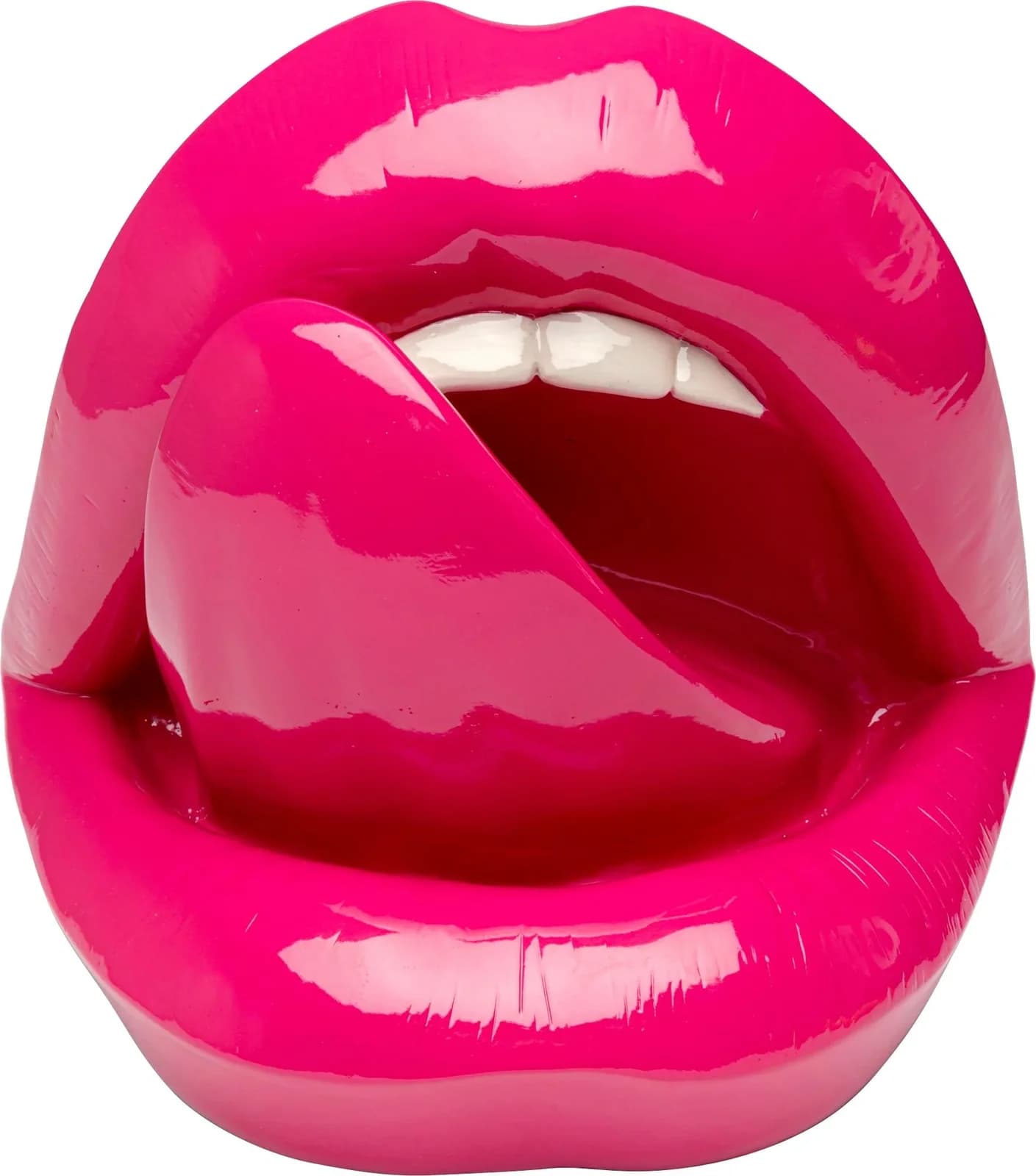 KARE DESIGN Dekofigur Hot Lips Pink Polyresin