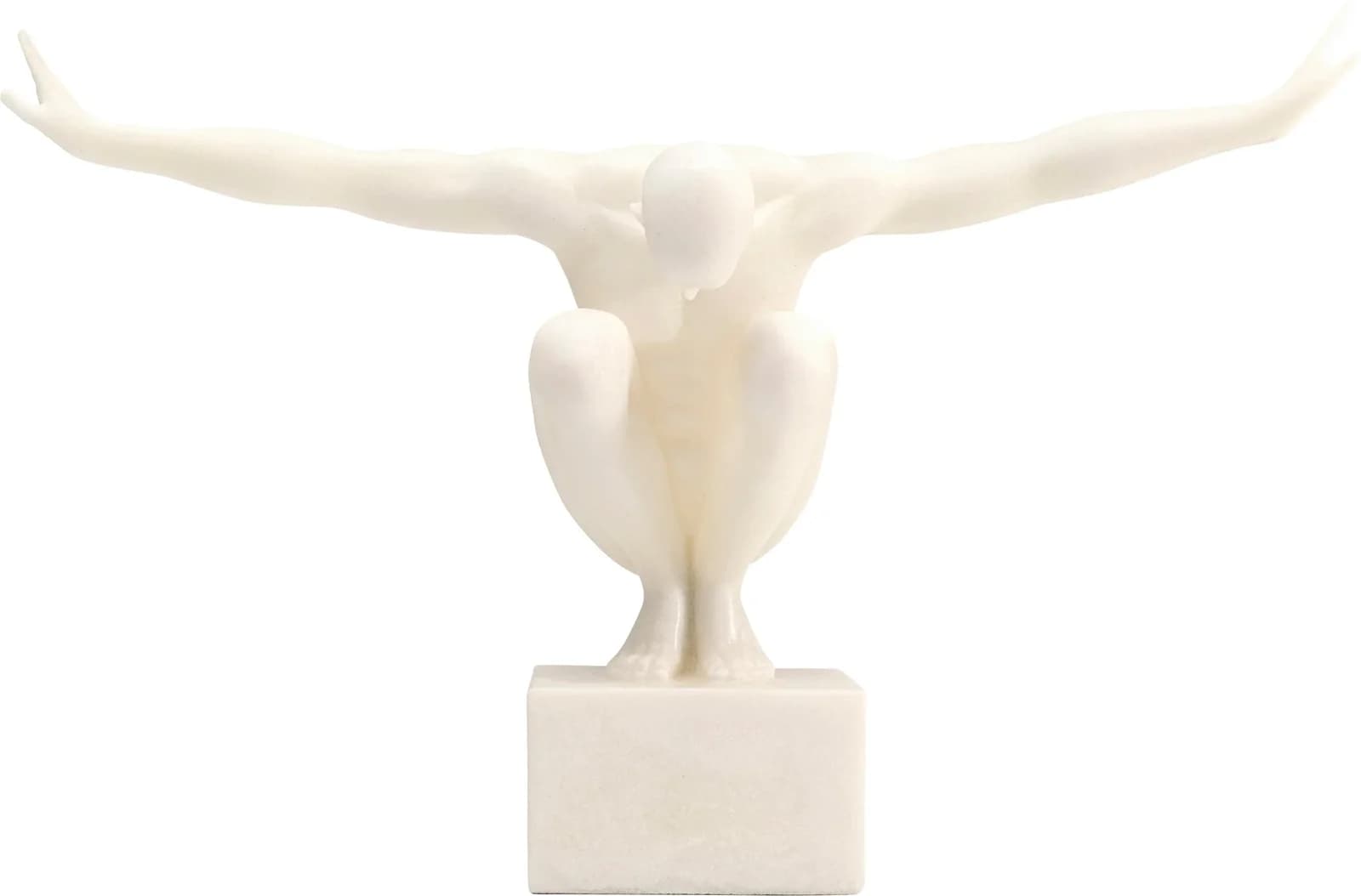 KARE DESIGN Dekoobjekt "Athlet" Grün Polyresin
