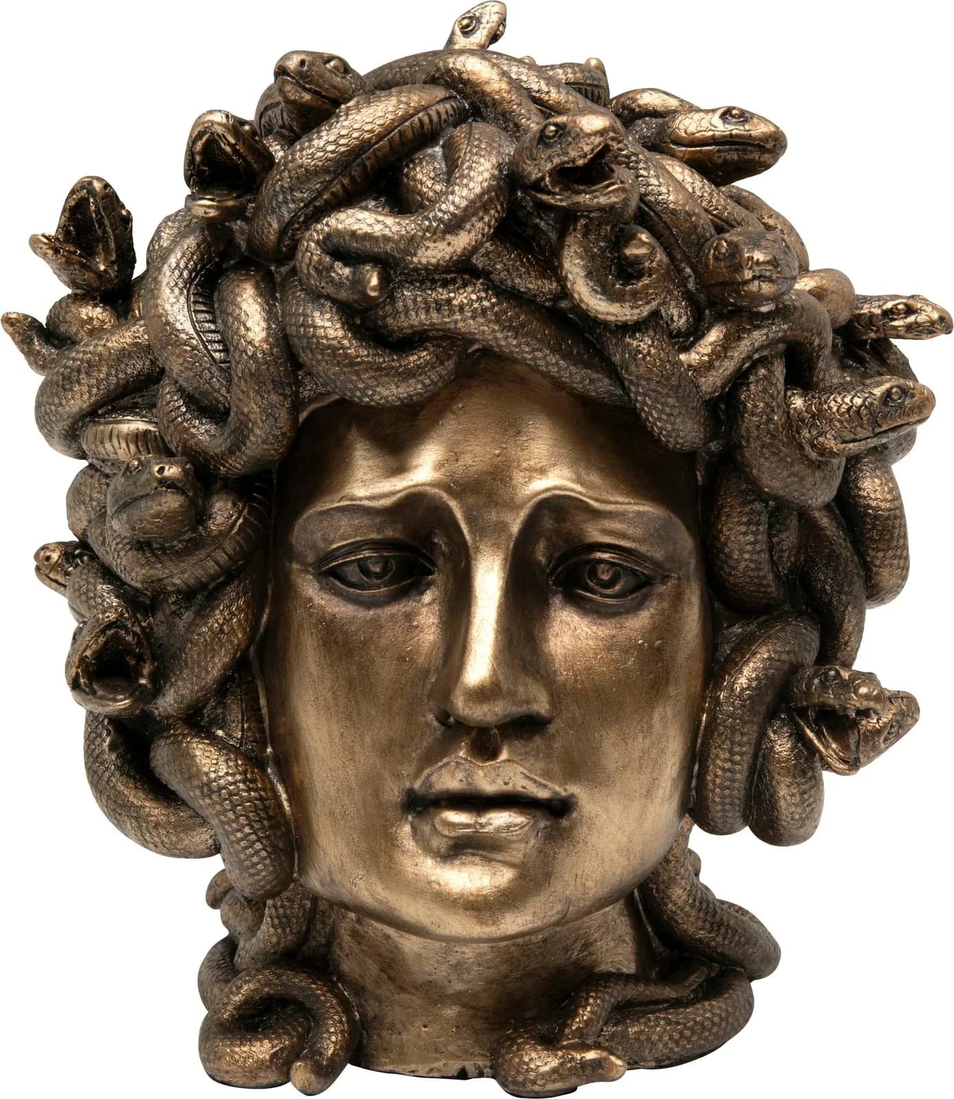 KARE DESIGN Dekofigur Medusa Braun Polyresin