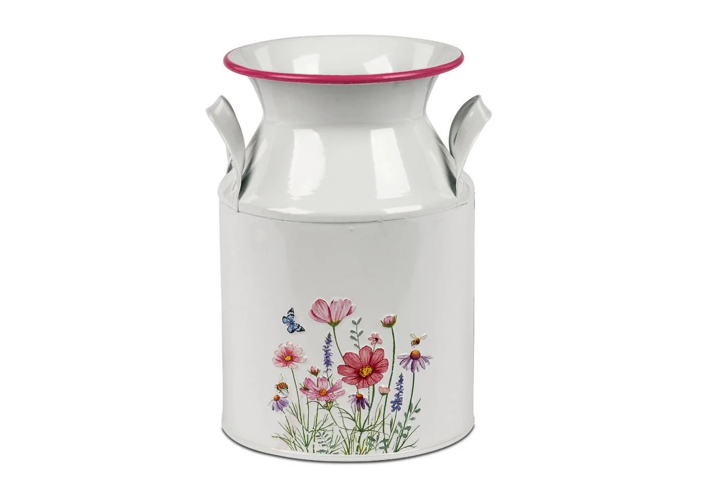 formano Übertopf Blumenwiese Weiß Blumen-Dekor