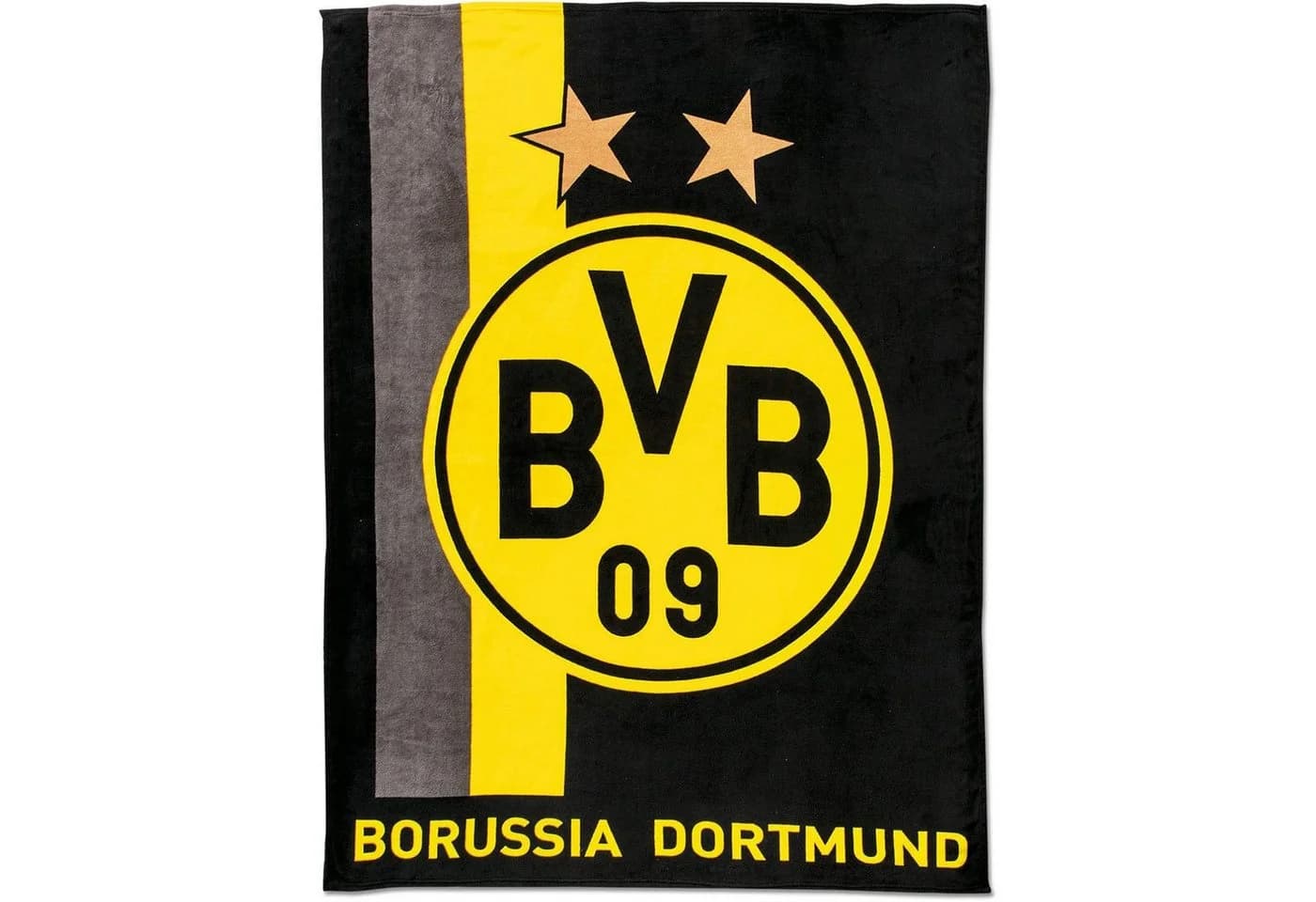 BVB Fleecedecke mit Streifenmuster 200x150 cm