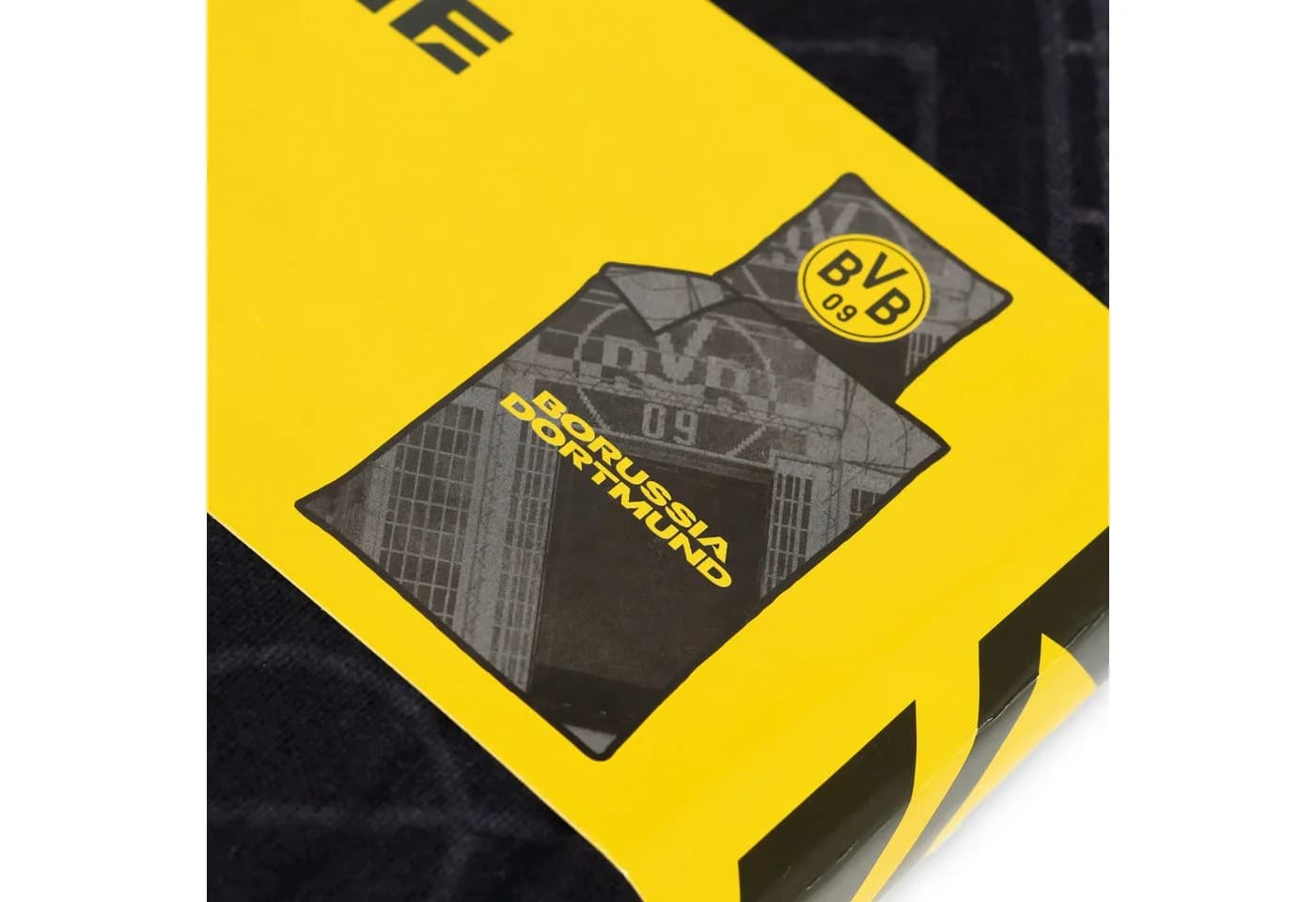 BVB Biberbettwäsche Stadion 135 x 200cm Schwarz Grau 100% Baumwolle