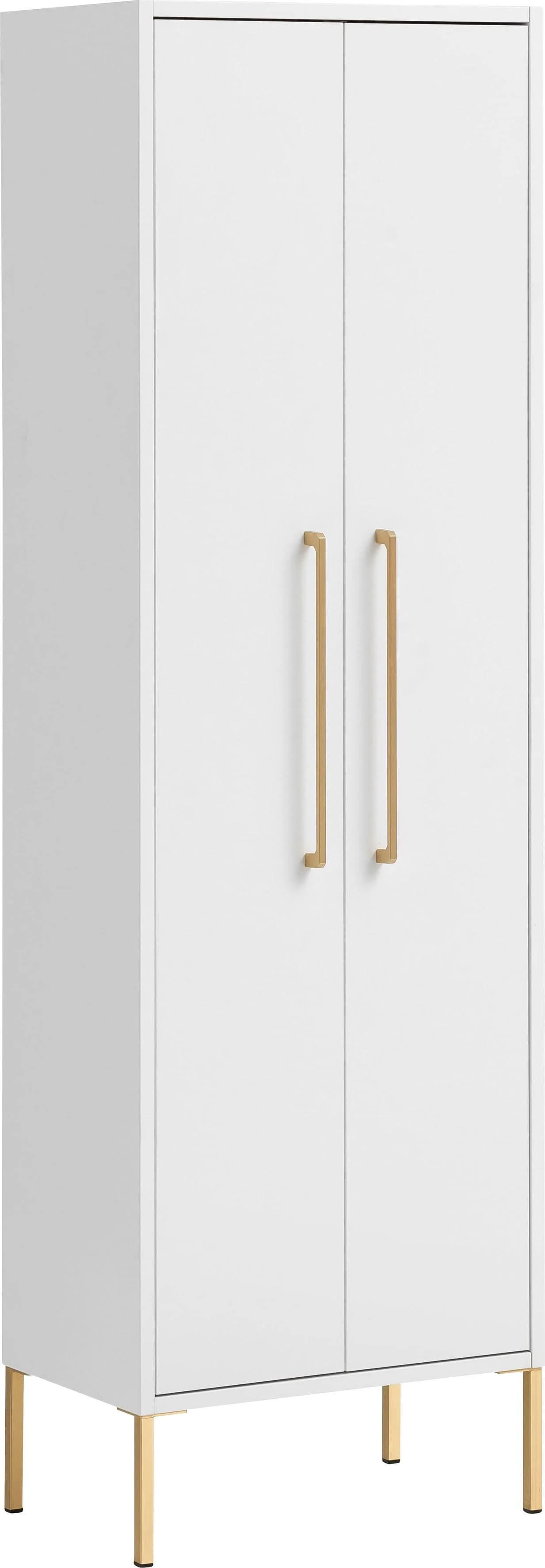 Schildmeyer Midischrank Sarah Weiß Gold Soft-Close