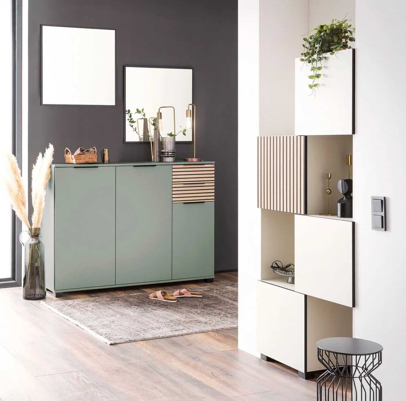 Schildmeyer Schuhschrank Alexa Pistazie mit Soft-Close
