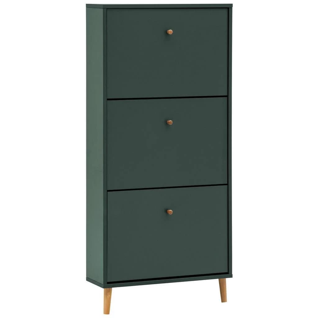 Schildmeyer Schuhschrank Bjarne 59 cm Waldgrün Holzwerkstoff