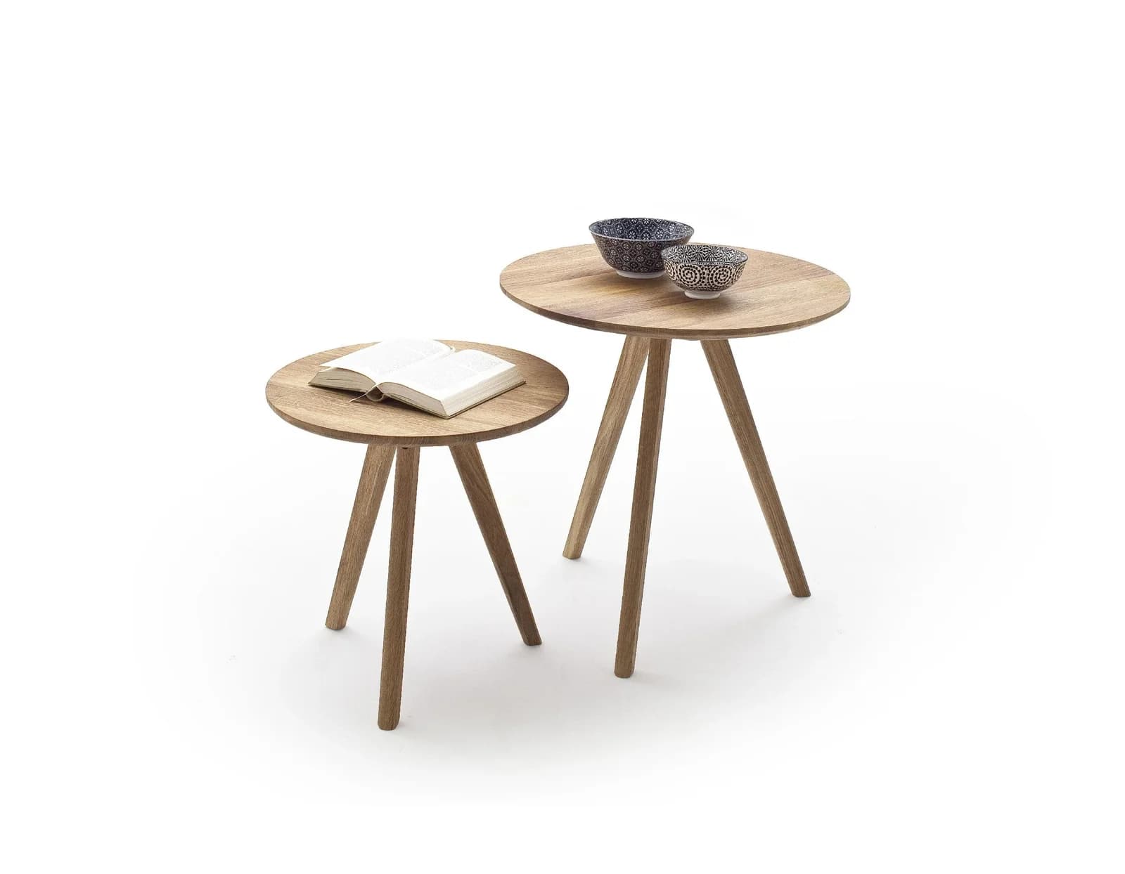 Couchtisch GENNY Braun Moderner Beistelltisch Eiche Natur