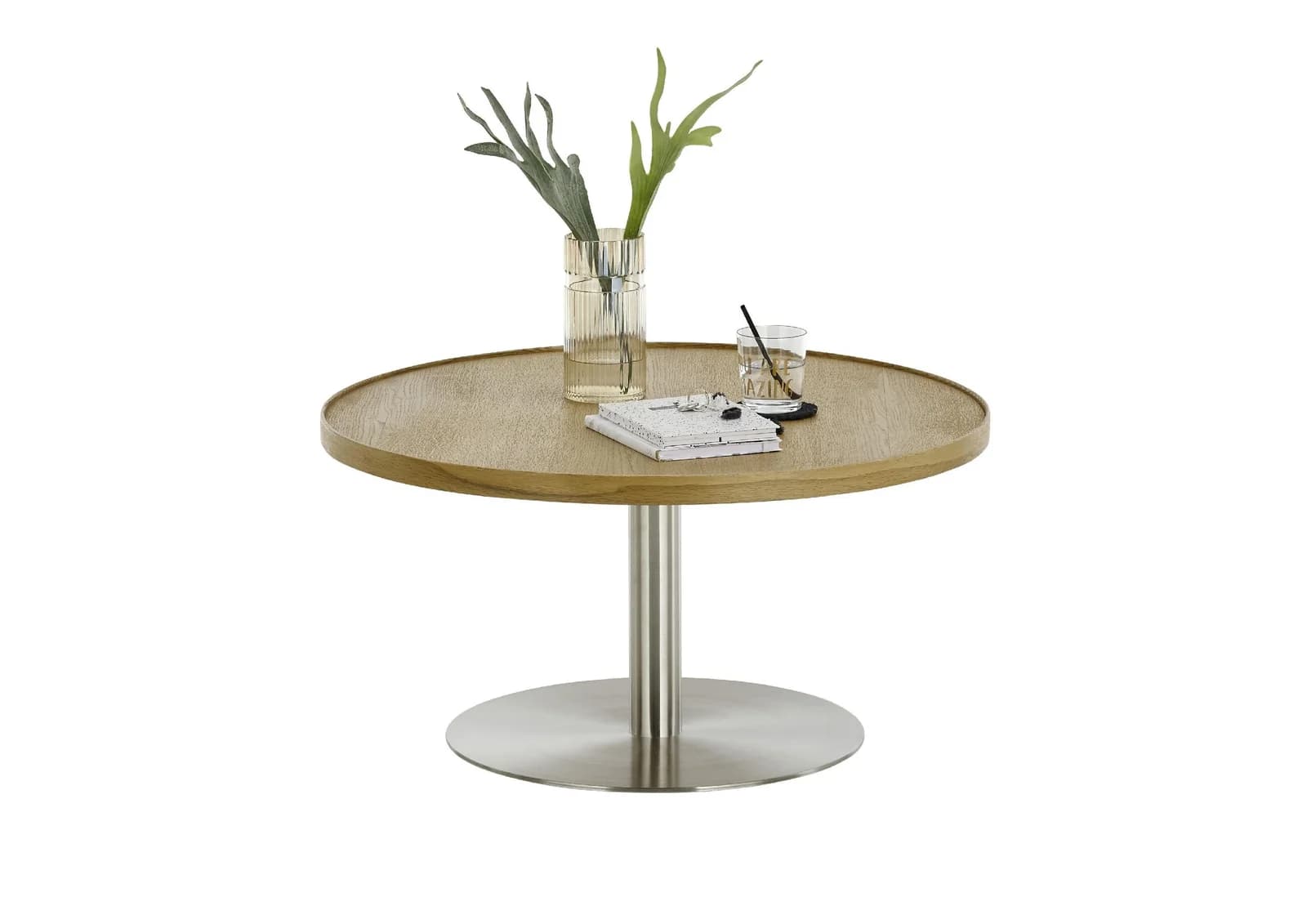Couchtisch MONTEVERDE Eiche Rund Modern