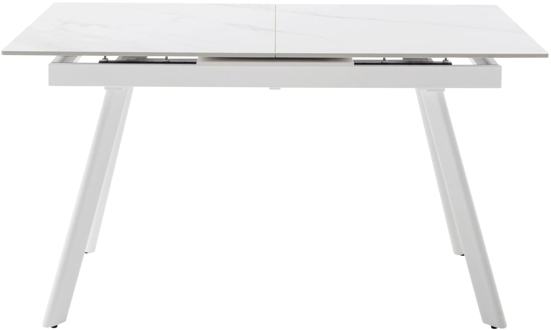 MCA FURNITURE PARENZO Auszugtisch 140-180 cm Weiß Marmoriert
