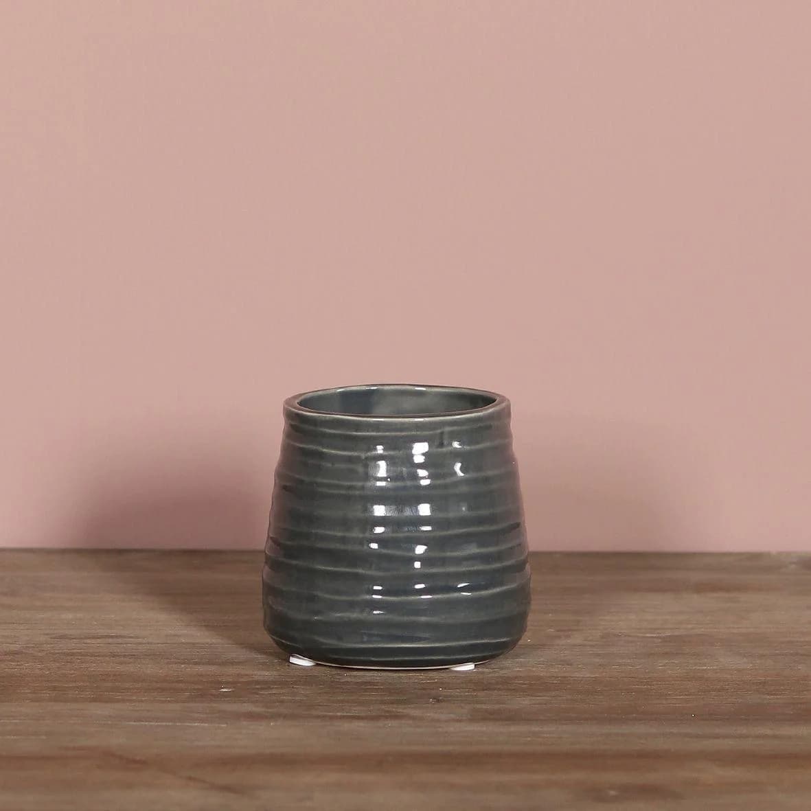 DPI Vase Blau Keramik
