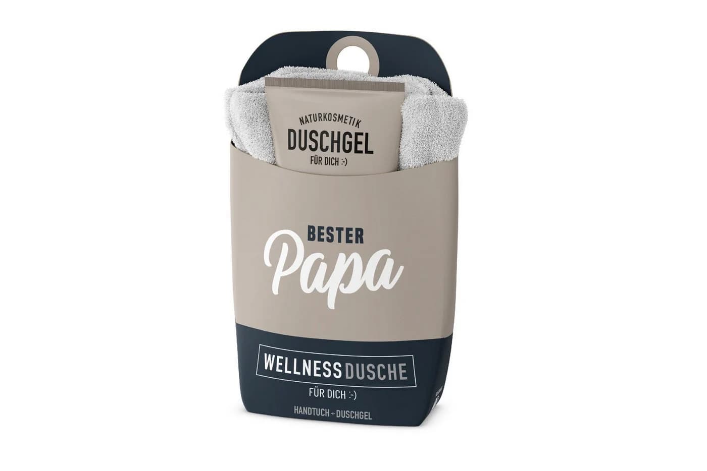La Vida Wellness-Dusche Geschenkset Duschgel Handtuch Bester Papa