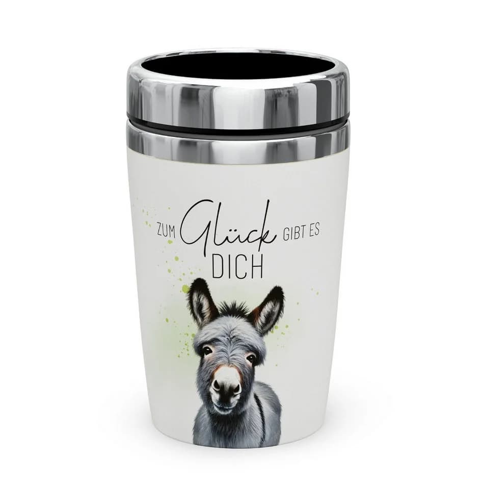 La Vida Thermobecher To Go 240ml Edelstahl Kunststoff
