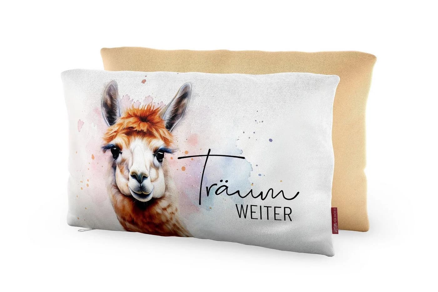 La Vida Kuschelkissen Lama Gelb