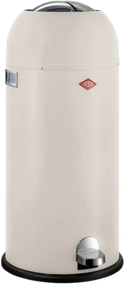 Wesco Kickmaster Maxi Mülleimer 40L beige Fußtritt