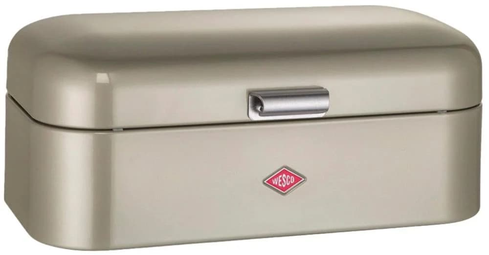 WESCO Brotkasten Grandy Brotdose Silber Stahlblech