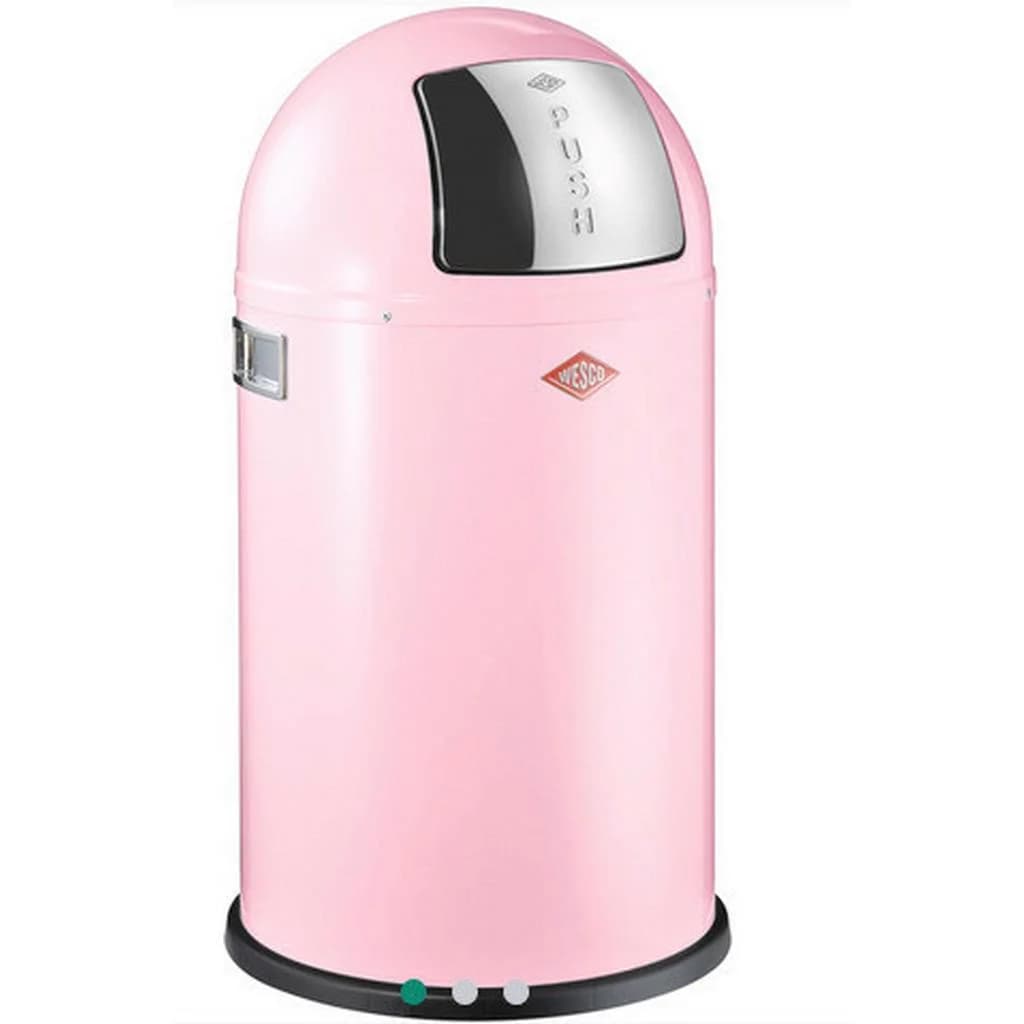 Wesco Pushboy Junior Abfallsammler Pink 22L