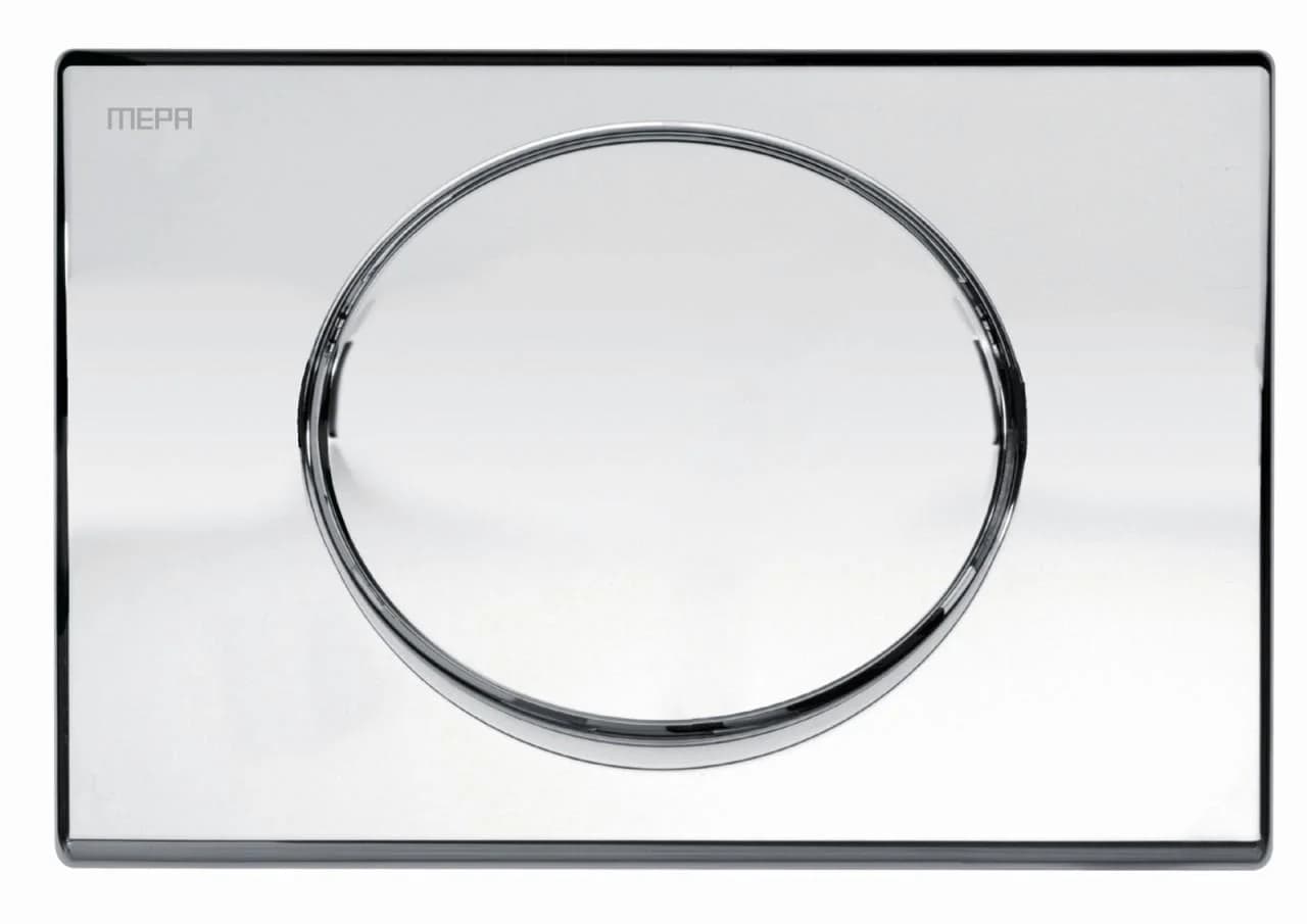 Mepa MEPAellipse Betätigungsplatte 420706 glanzverchromt für UP-Spülkasten A21/E21