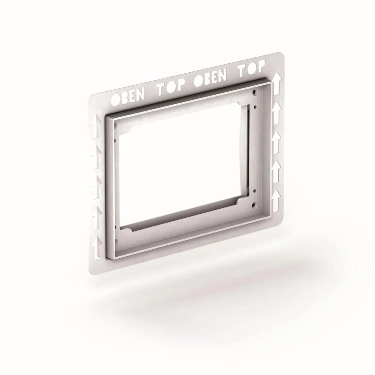 Mepa Einbaurahmen Typ II 421903 Weiß Kunststoff