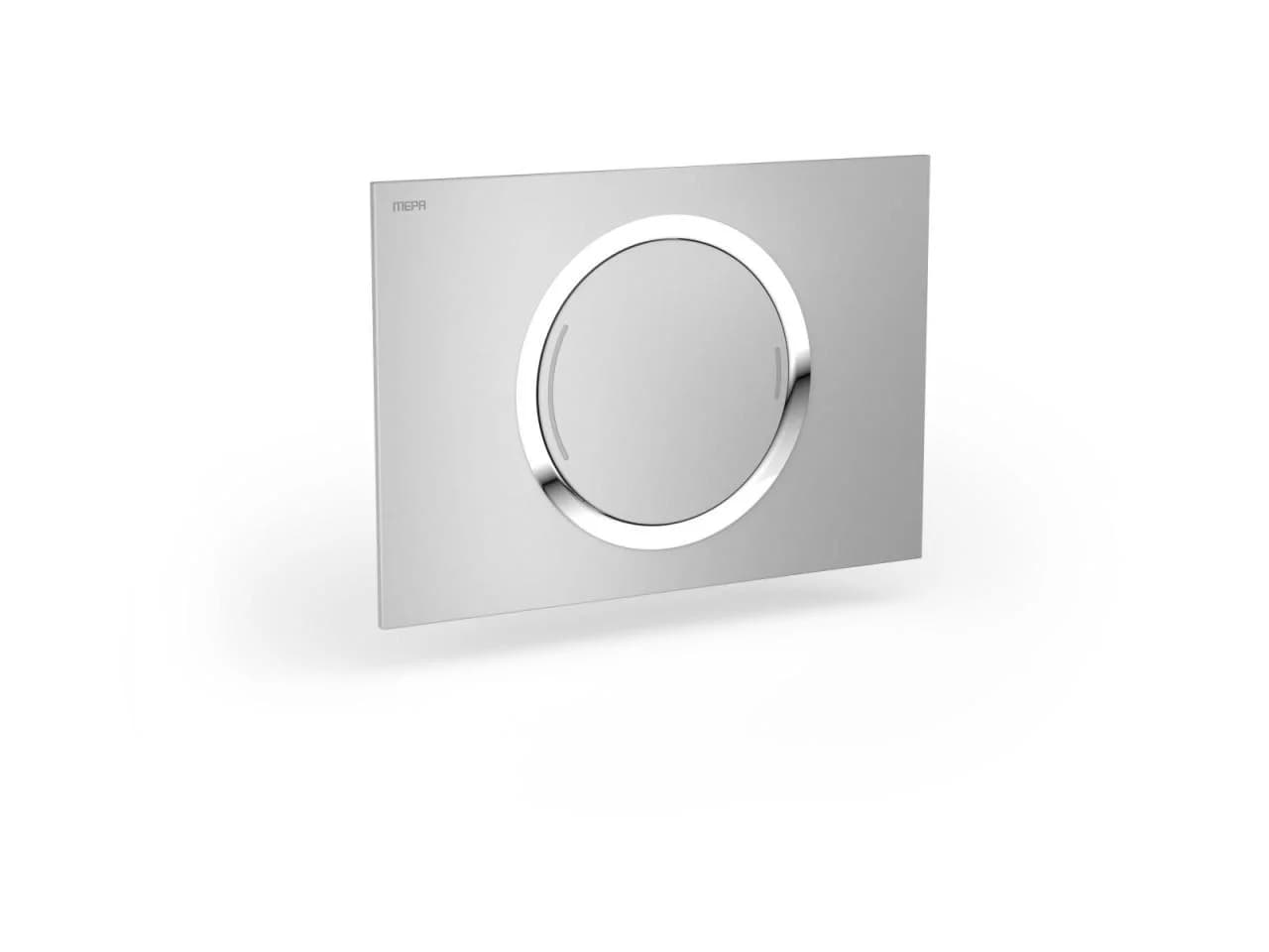 MEPA Zero Betätigungsplatte 421853 Chrom Matt 2-Mengenspülung