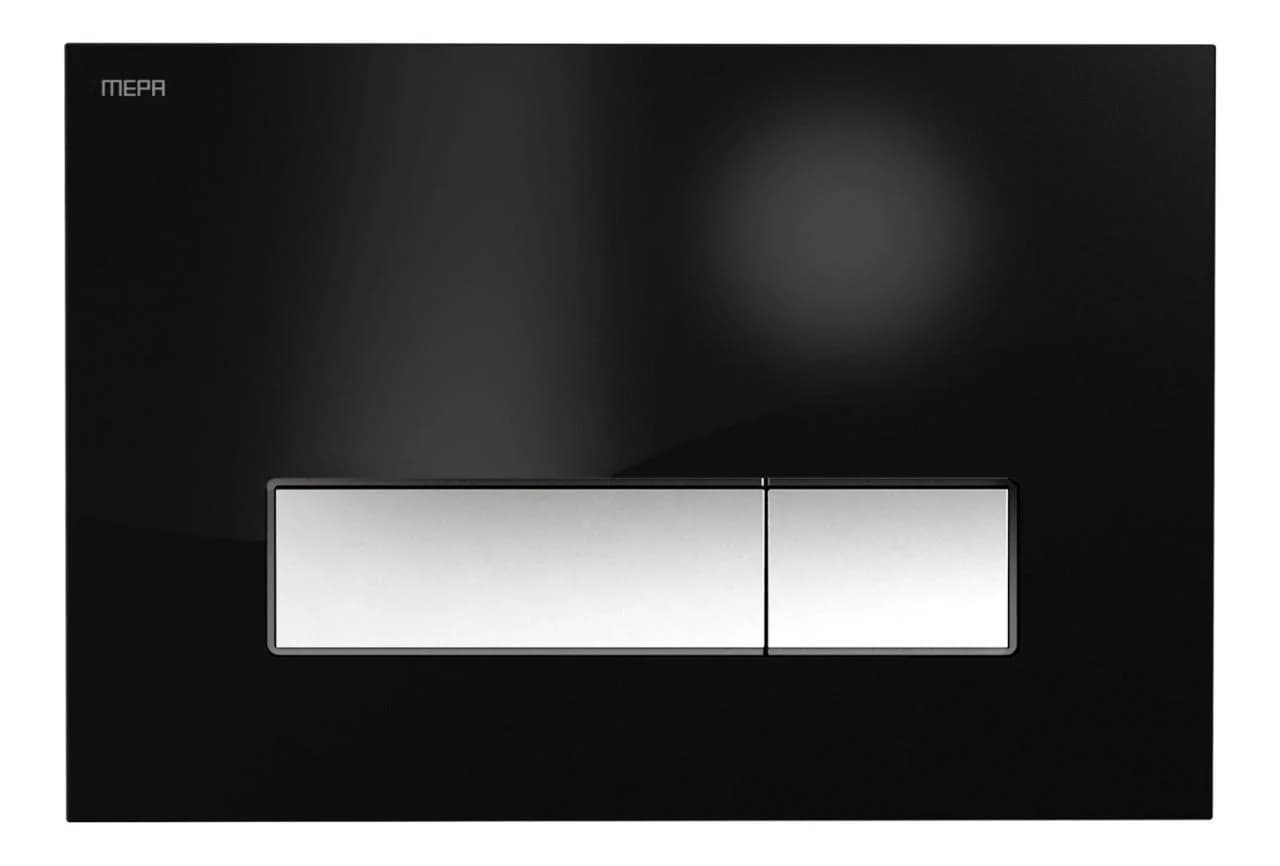 MEPA Orbit Betätigungsplatte 421864 Schwarz 2-Mengenspülung
