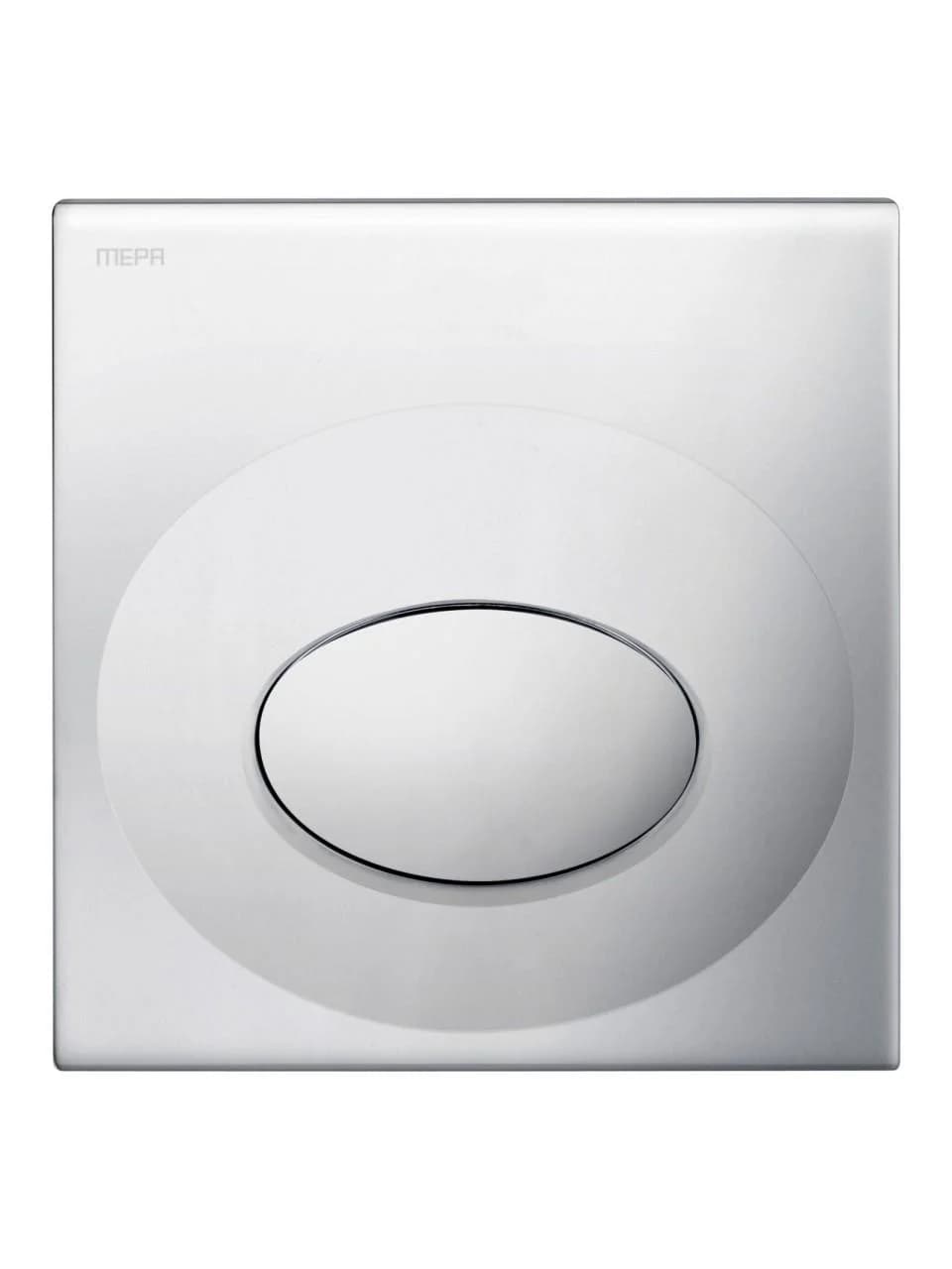 MEPA Frontplatte Urinal-Druckspüler Drop Mattchrom