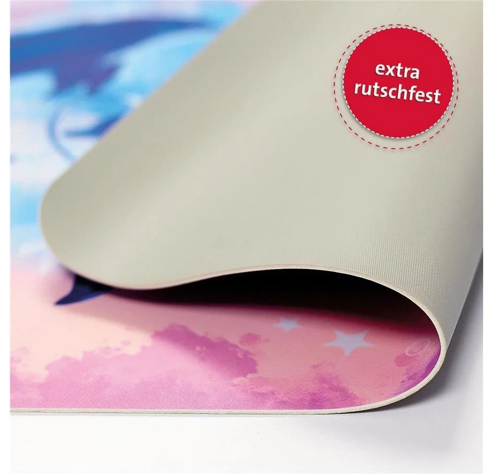 Roth Schreibtischunterlage Delfine Blau/Rosa Kunstleder