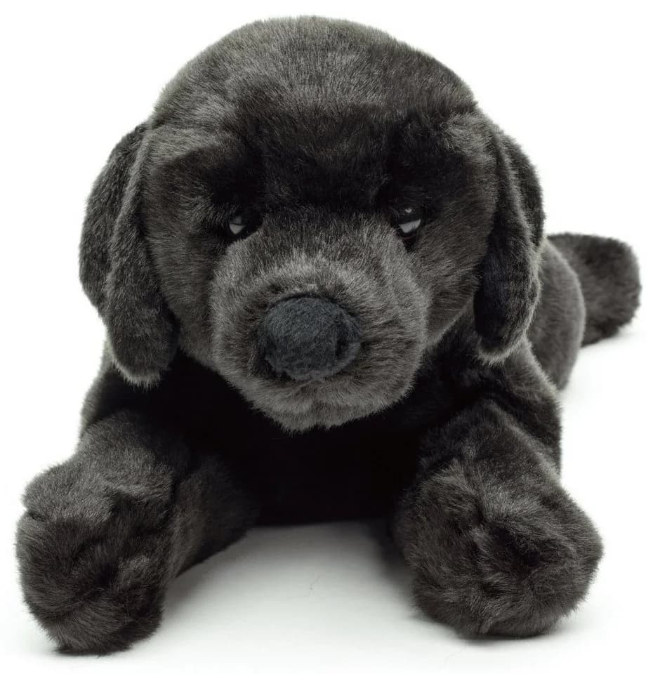Uni-Toys Kuscheltier Labrador Schwarz 40 cm Plüsch-Hund