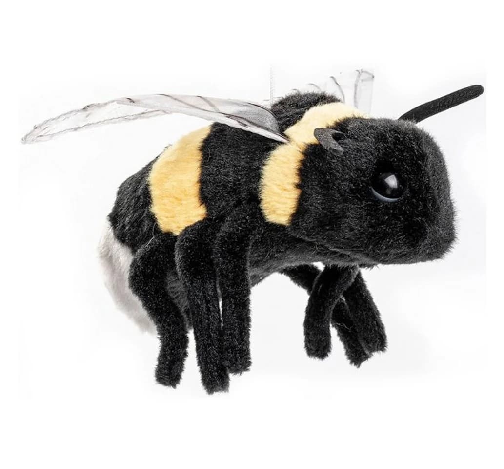 Uni-Toys Kuscheltier Hummel 16 cm - Nachhaltiges Plüsch-Insekt