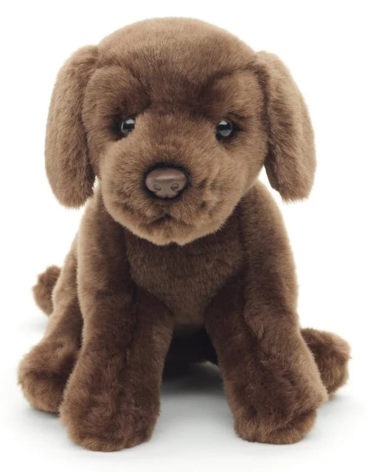 Uni-Toys Kuscheltier Labrador Welpe braun Plüsch-Hund