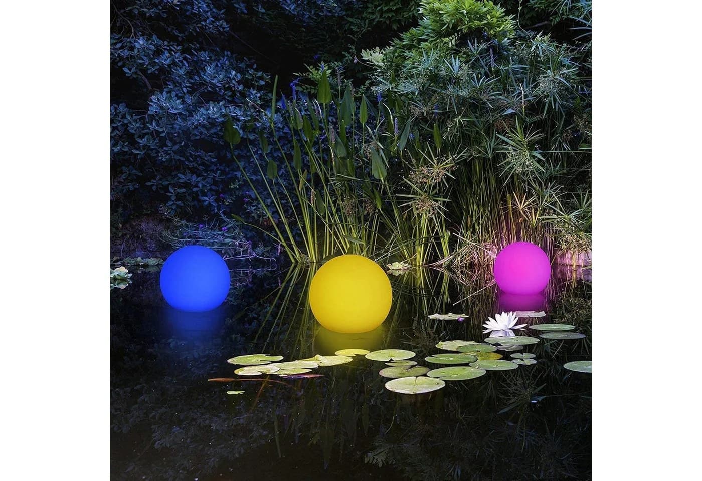 BONETTI LED Solar Gartenkugel mit Farbwechsel und IP67