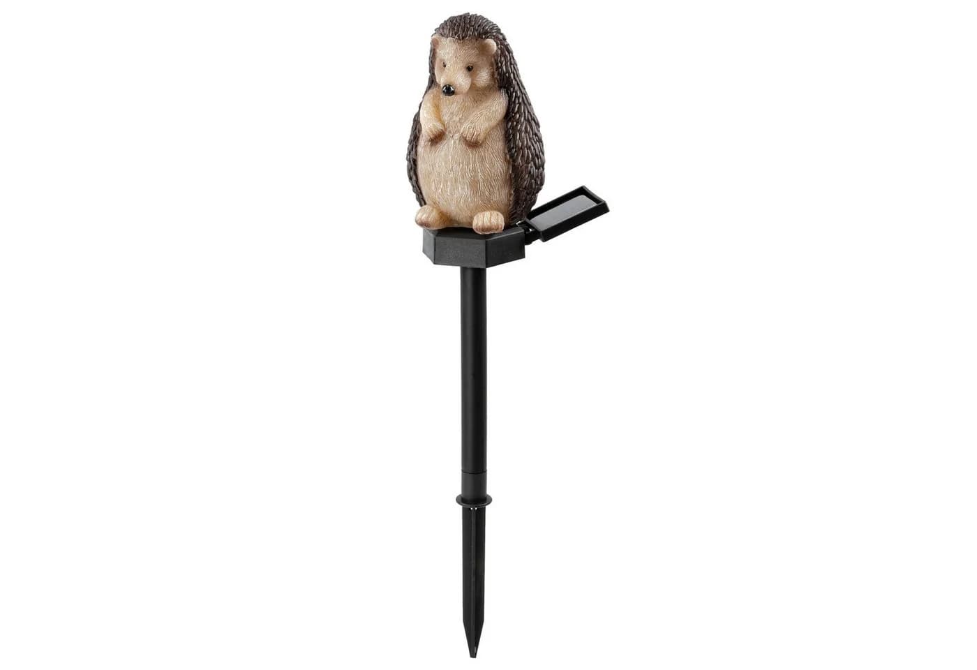 IC Gardenworld Solar-Gartenstecker Tierfigur LED Igel Hase Schildkröte