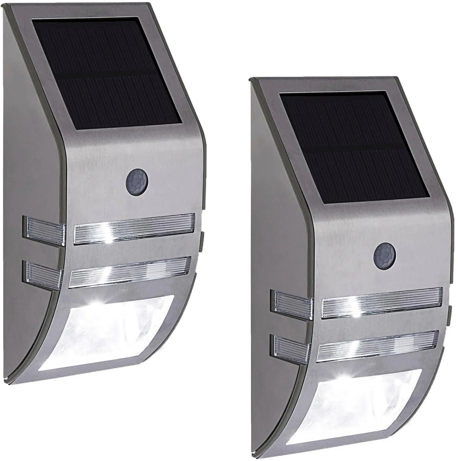 OTTO HOME LED Solar-Wandleuchte mit Bewegungsmelder Silber