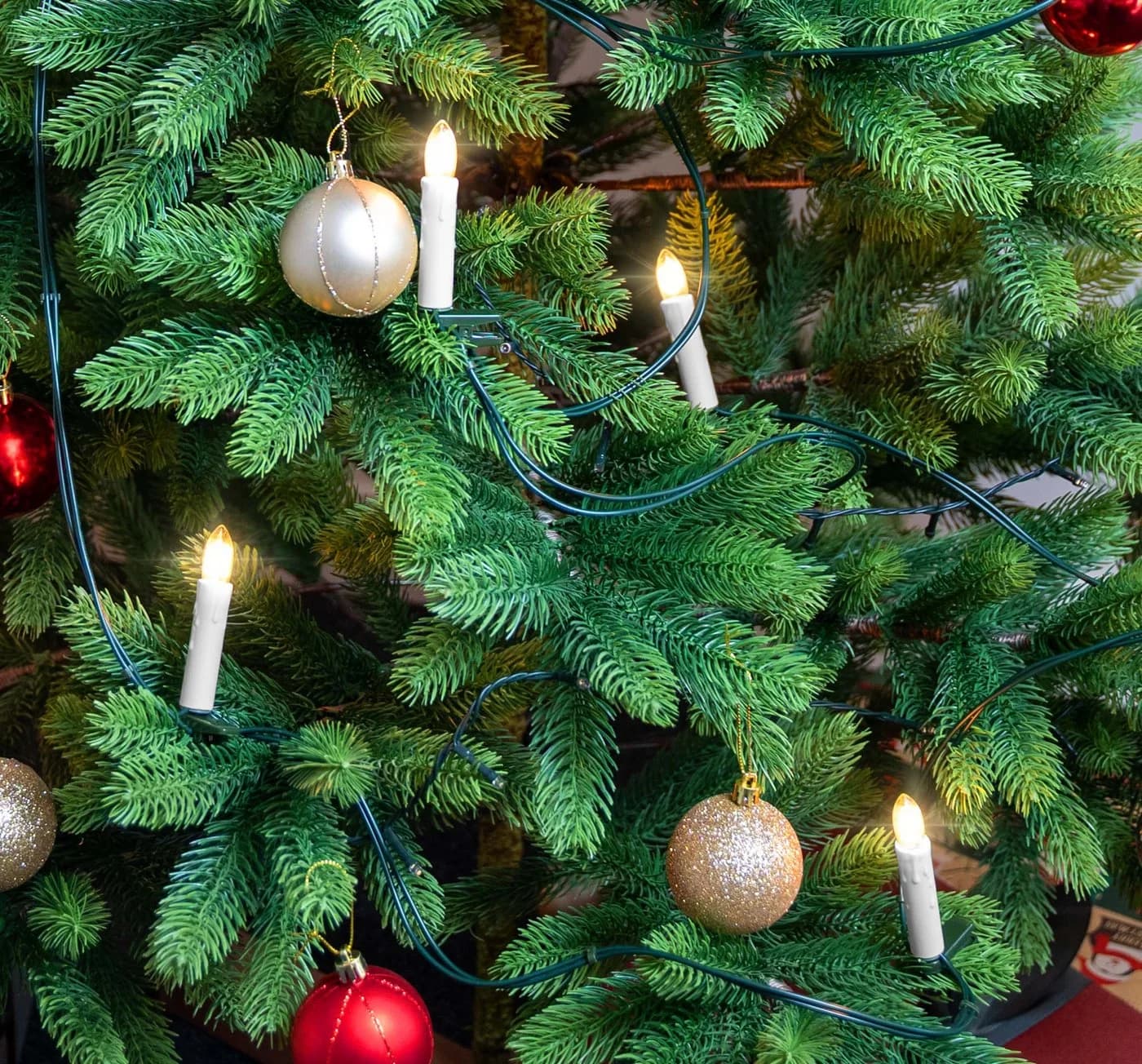 IC Winterworld LED-Lichterkette Retro 30-flammig E10 warm-weiß