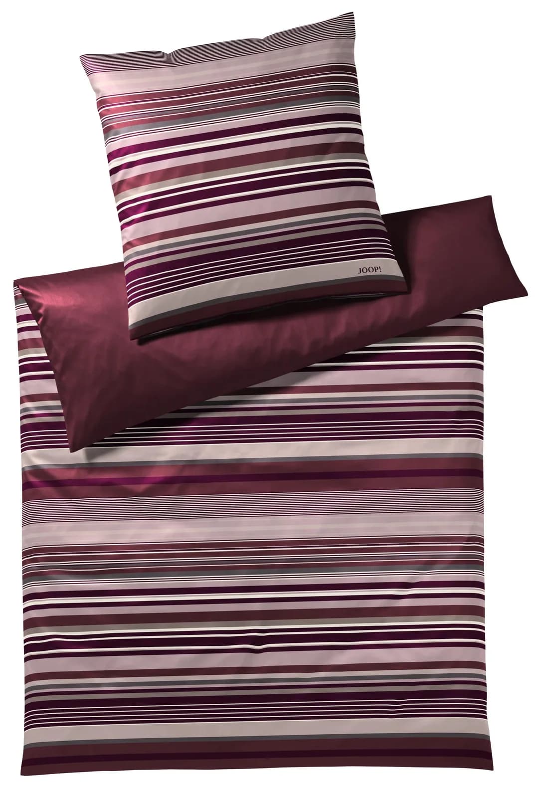 JOOP! Bettwäsche Mako-Satin Rosa 100% Baumwolle
