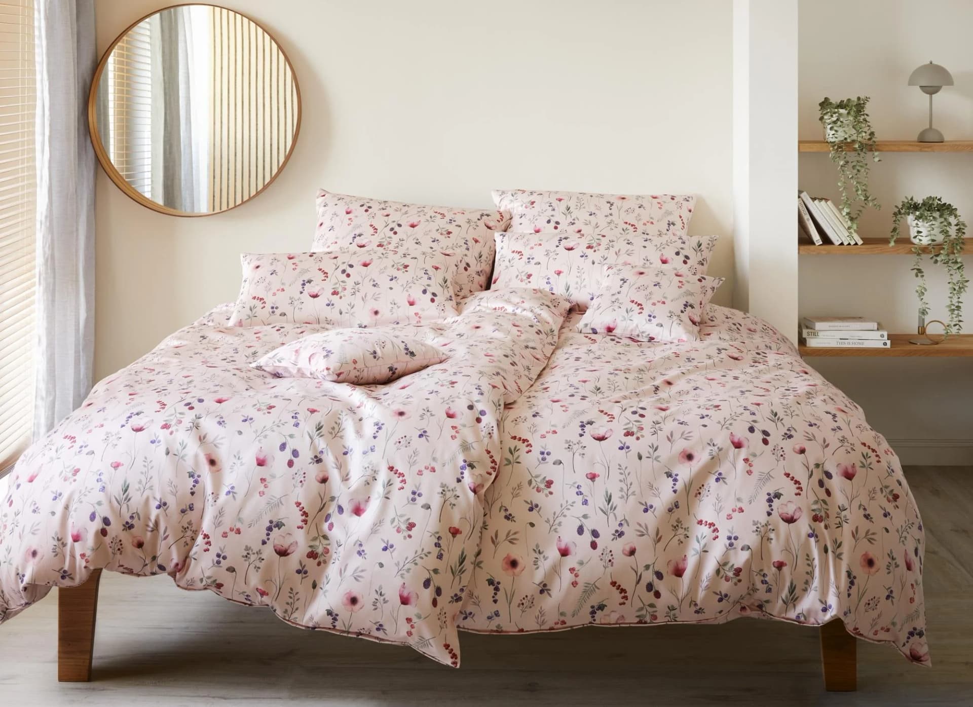 Bettwäsche Sorbet Jersey Rosa Floral