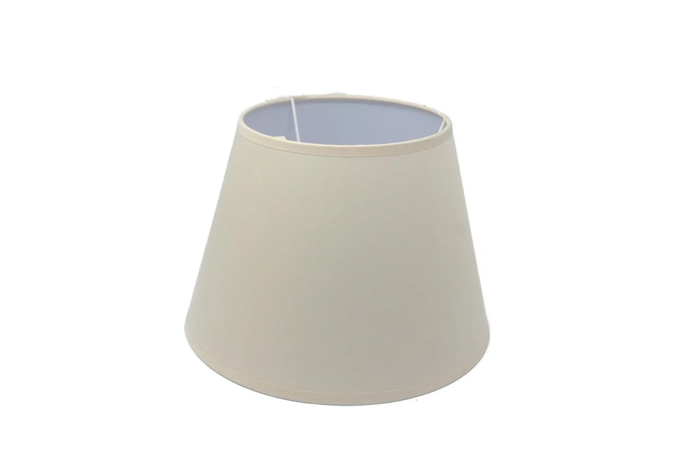 B&S Lampenschirm Beige Kegelförmig Stoff E14/E27