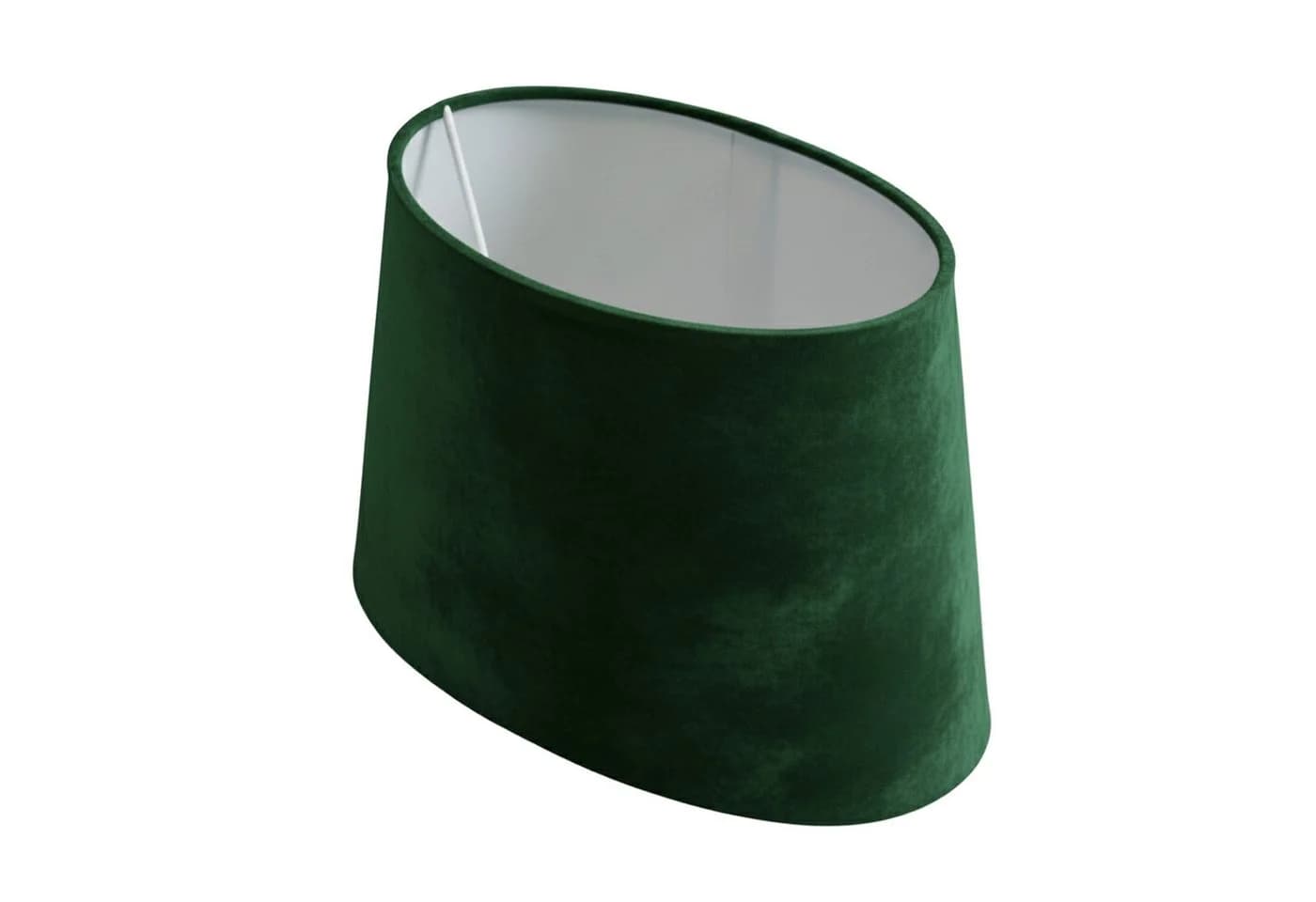 B&S Lampenschirm Oval Velvet Grün
