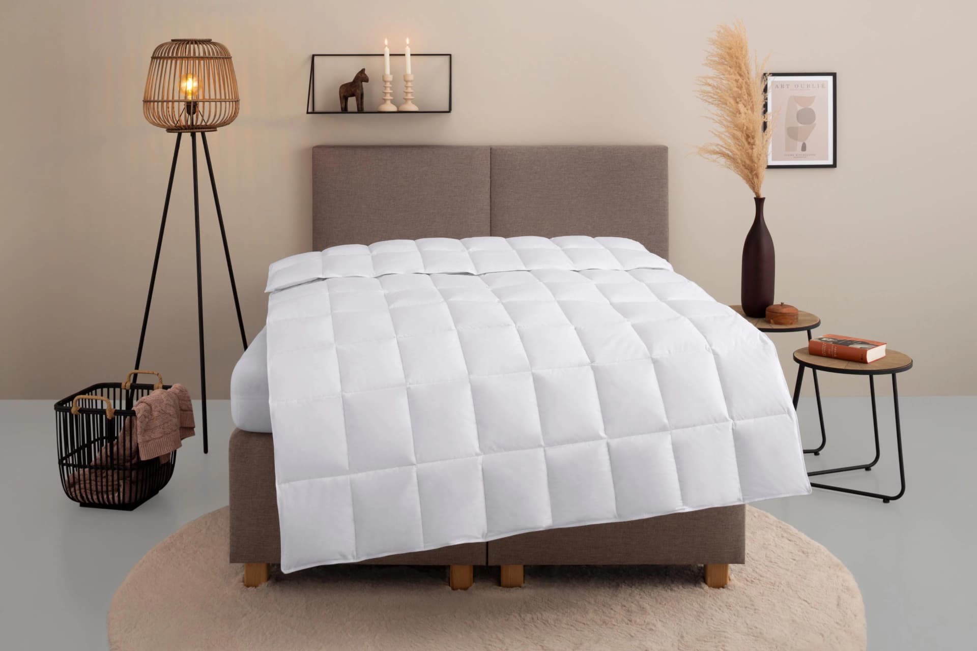 OTTO HOME Chevillon Daunenbettdecke Weiß 100% Baumwolle