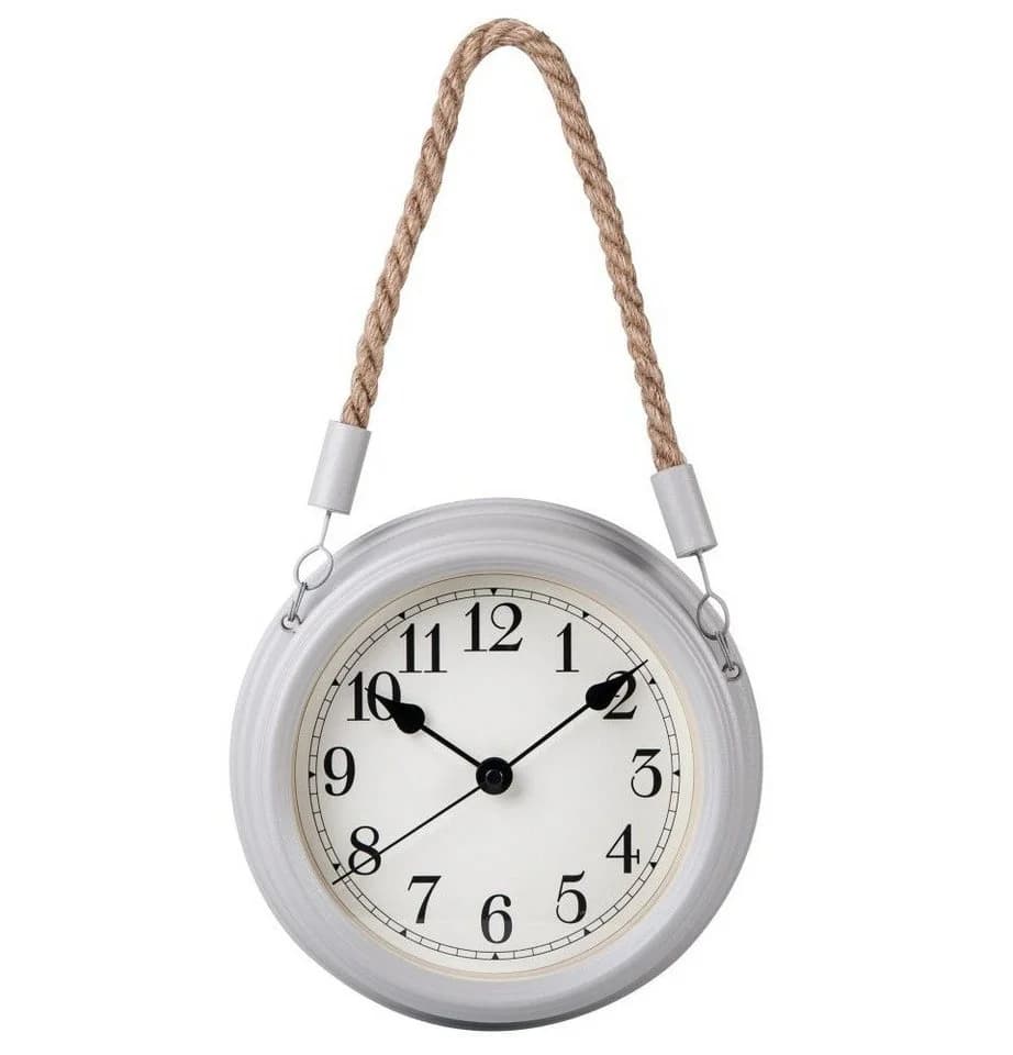 Techno Line Wanduhr Quarz-Wanduhr WT7031 mit Deko-Kordel