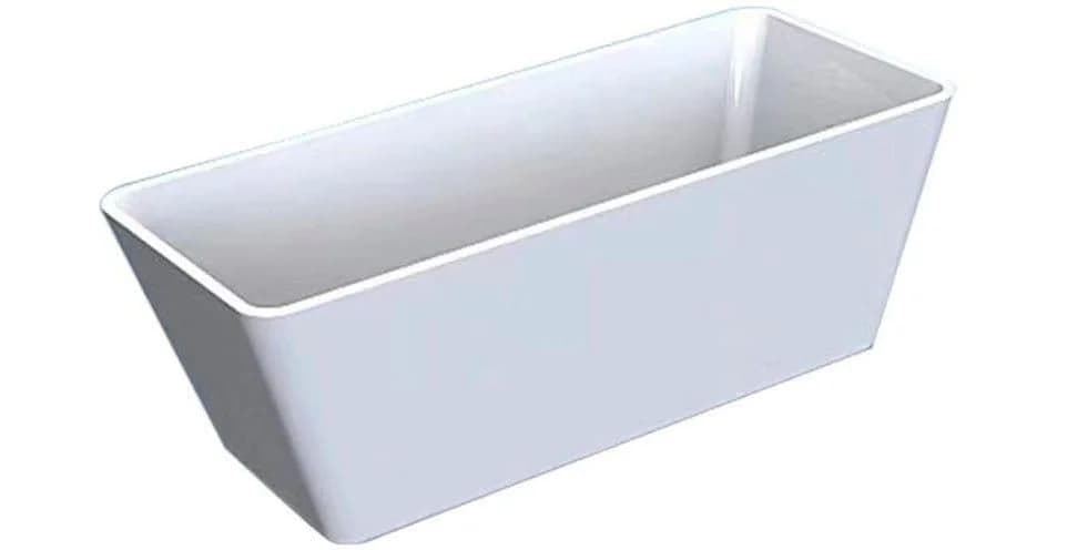 WELLTIME Badewanne Sagres Weiß Freistehend Acryl