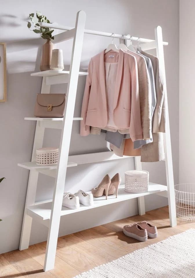 OTTO HOME Garderobe Rikke Weiß Massivholz