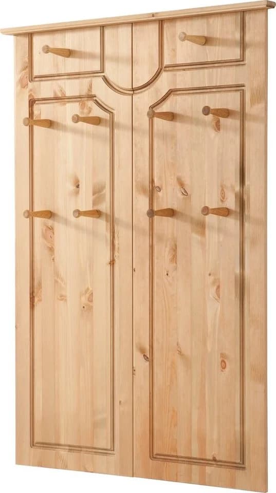 Garderobenpaneel OTTO HOME Klera Massivholz Kiefer Beige 10 Haken