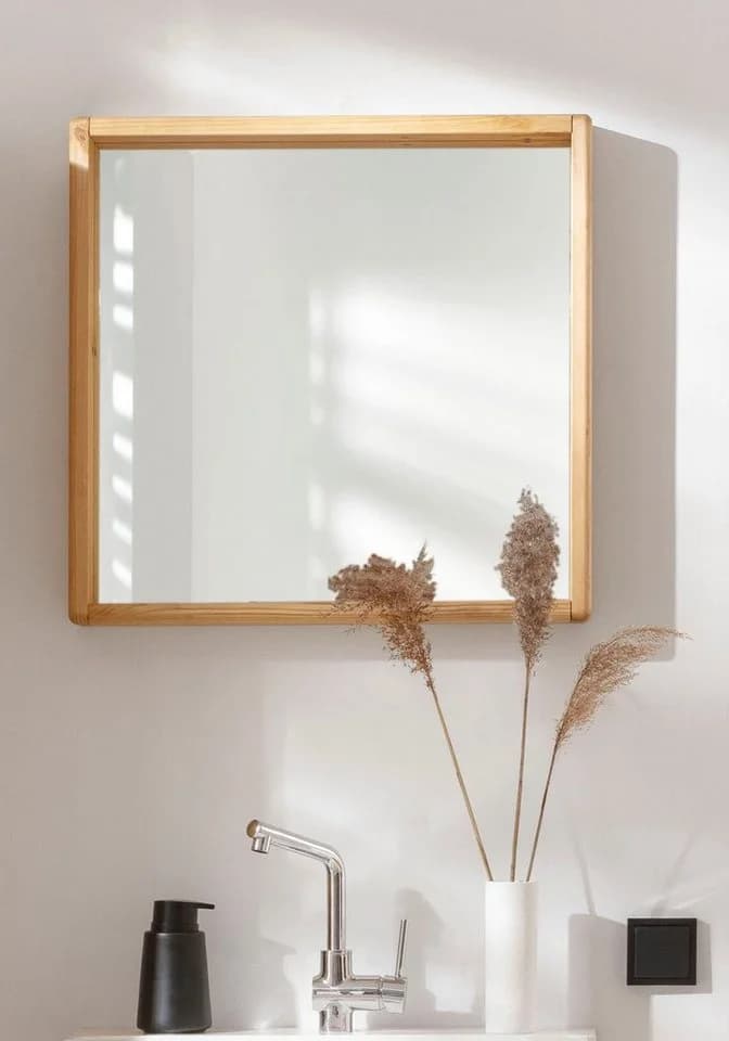 Badspiegel OTTO PRODUCTS Jorrick FSC-zertifiziertes Massivholz Kiefer