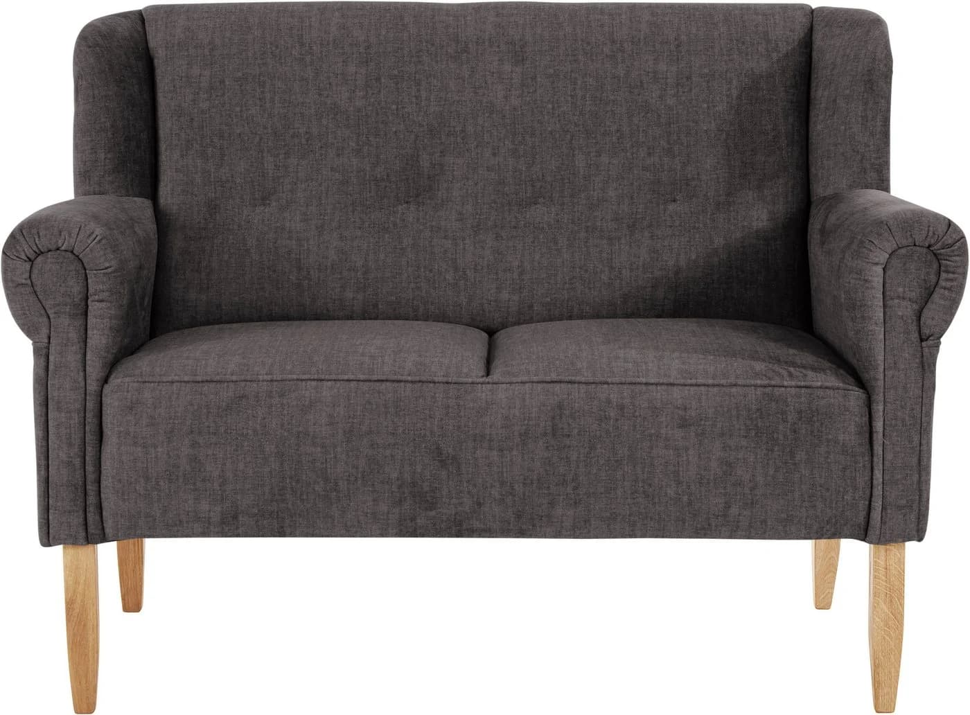 HOME AFFAIRE Moro Küchensofa Asche Microfaser Klassisch