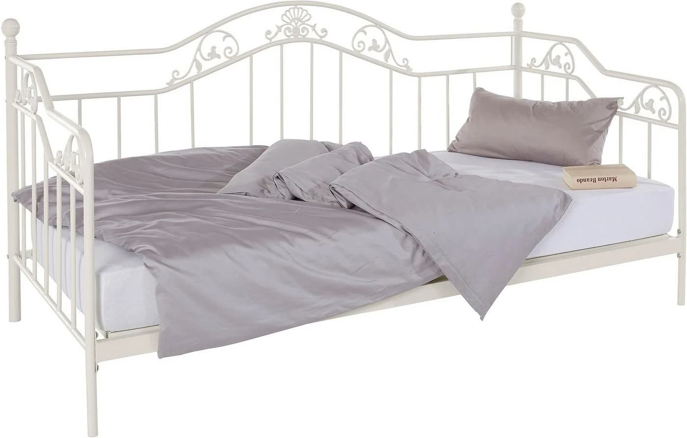 Home Affaire Daybett TOPSELLER Creme-Weiß Metall