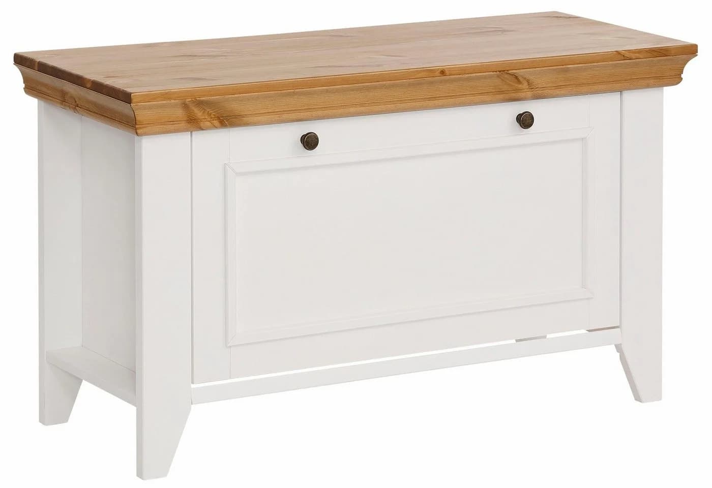 OTTO HOME Schuhbank Skandinavia Weiß Massivholz