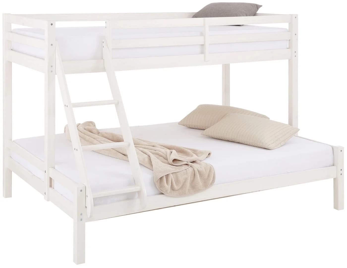 OTTO HOME Kinderbett Alpi Etagenbett Weiß Massivholz