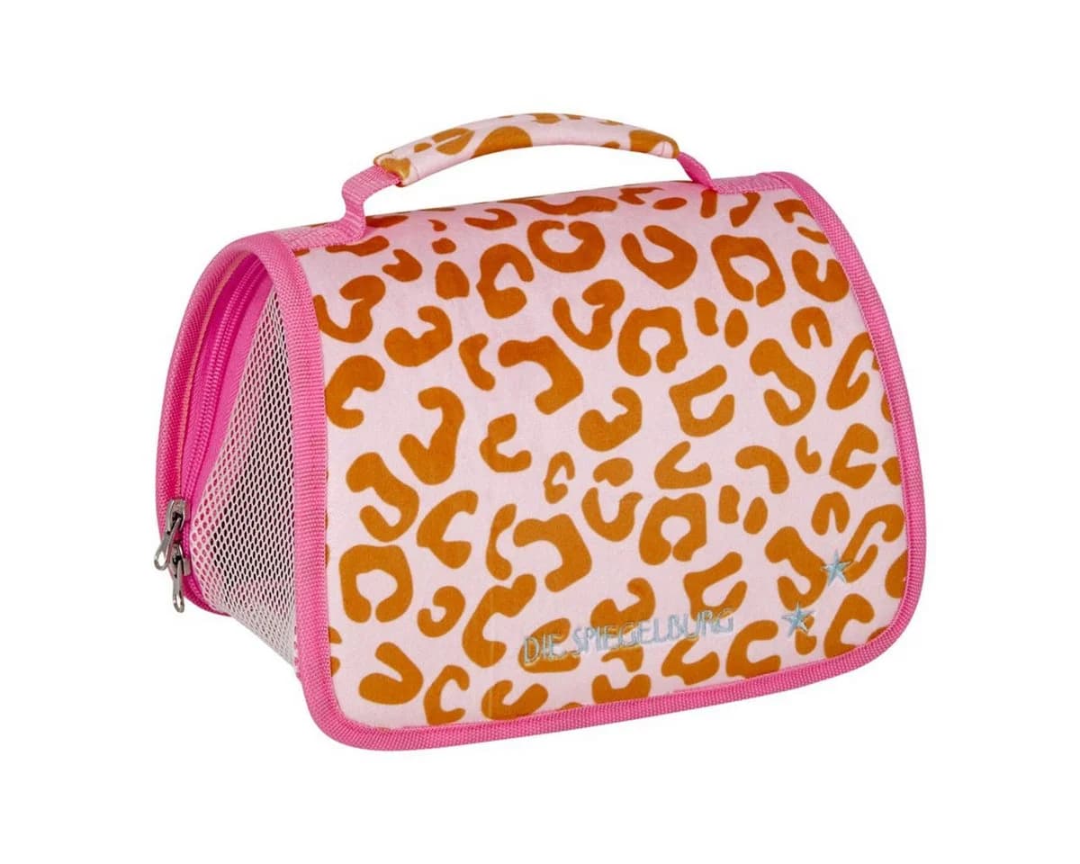 COPPENRATH DIE SPIEGELBURG Kuscheltier Reisetasche mit Decke Bunt Rosa