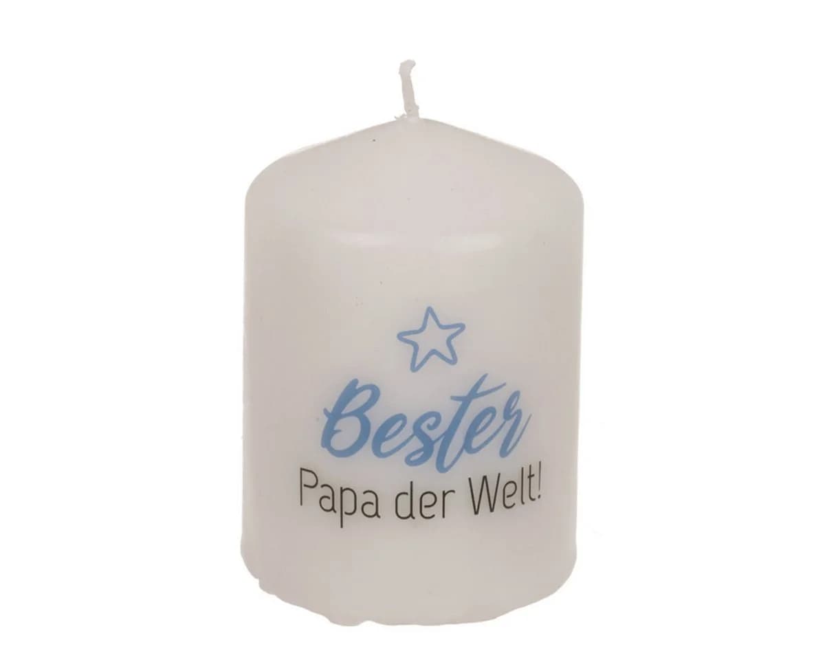 Out of the Blue Bester Papa der Welt Kerze Blau