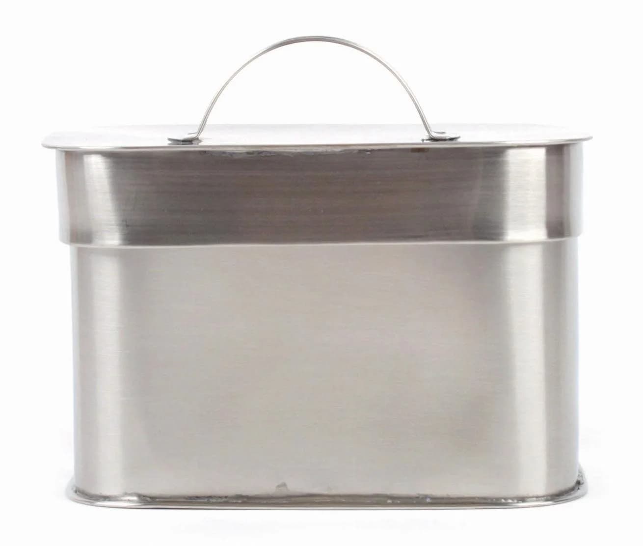 El Puente Aufbewahrungsbox Edelstahl Silber