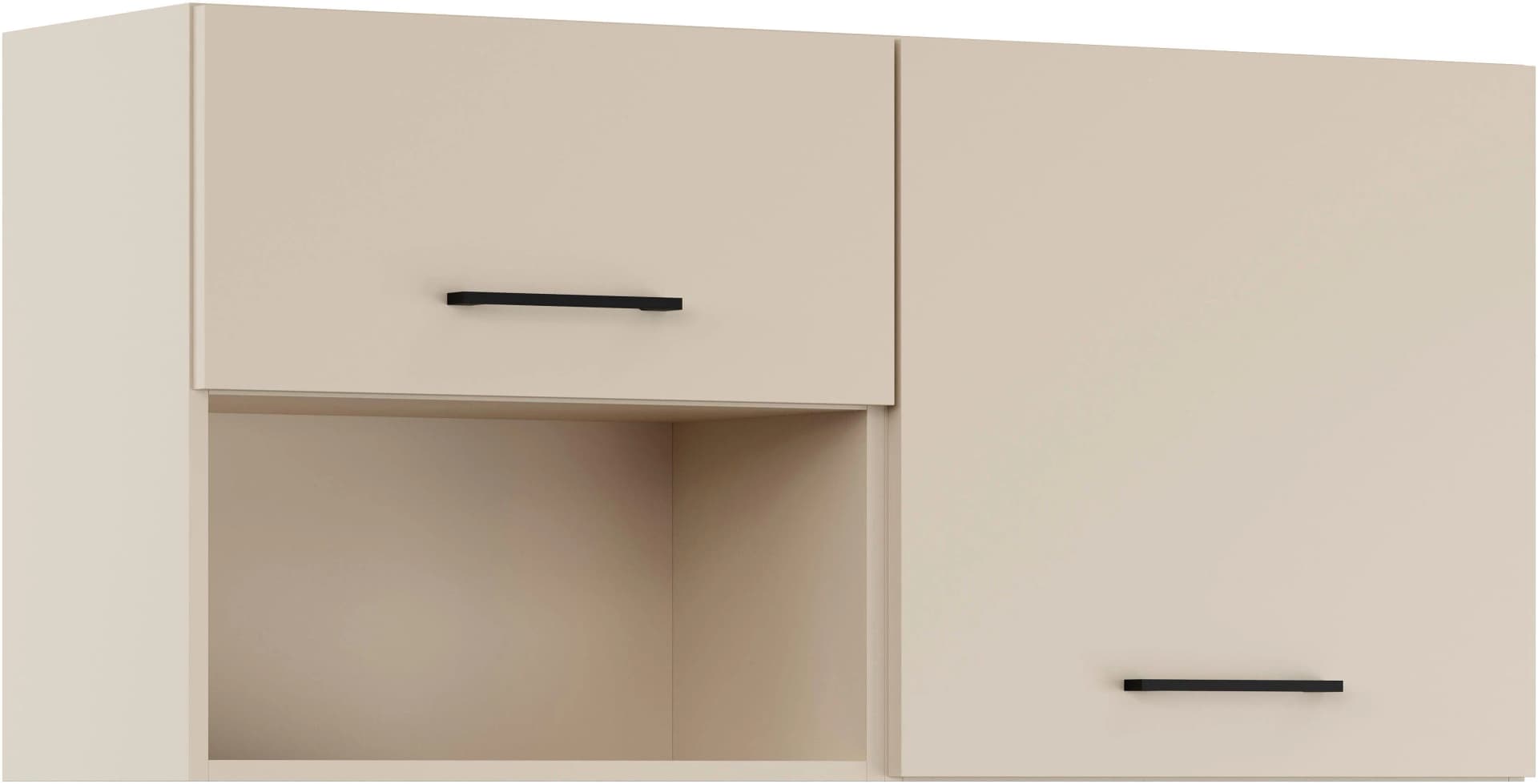 Mehrzweckschrank-Set IMPULS KÜCHEN Warschau Kieselgrau Vintage Eiche